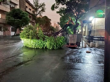 ۶ مصدوم در پی طوفان سه شنبه شب تهران