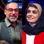 رقص مازندرانی الیکا عبدالرزاقی و محسن شریفیان وسط برنامه + فیلم