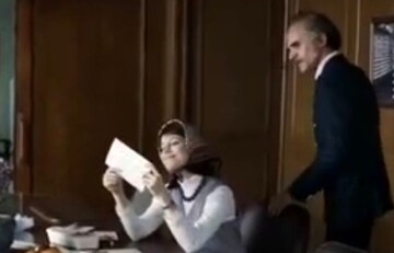 بوسه بابک حمیدیان بر سر مهسا حجازی جنجالی شد + فیلم