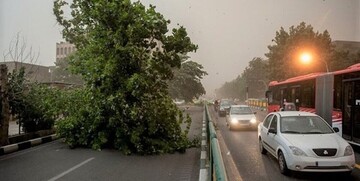 ویدئو آخرالزمانی از طوفان وحشتناک در جنوب تهران