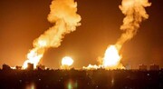 تصاویر نفسگیر از لحظه رهگیری موشک پاکستانی در آسمان هند + فیلم