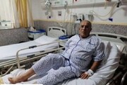 عیادت علی پروین از حسن روشن در بیمارستان + فیلم