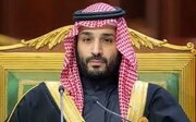 نصب بنر بزرگ بن‌سلمان و ترامپ در دمشق