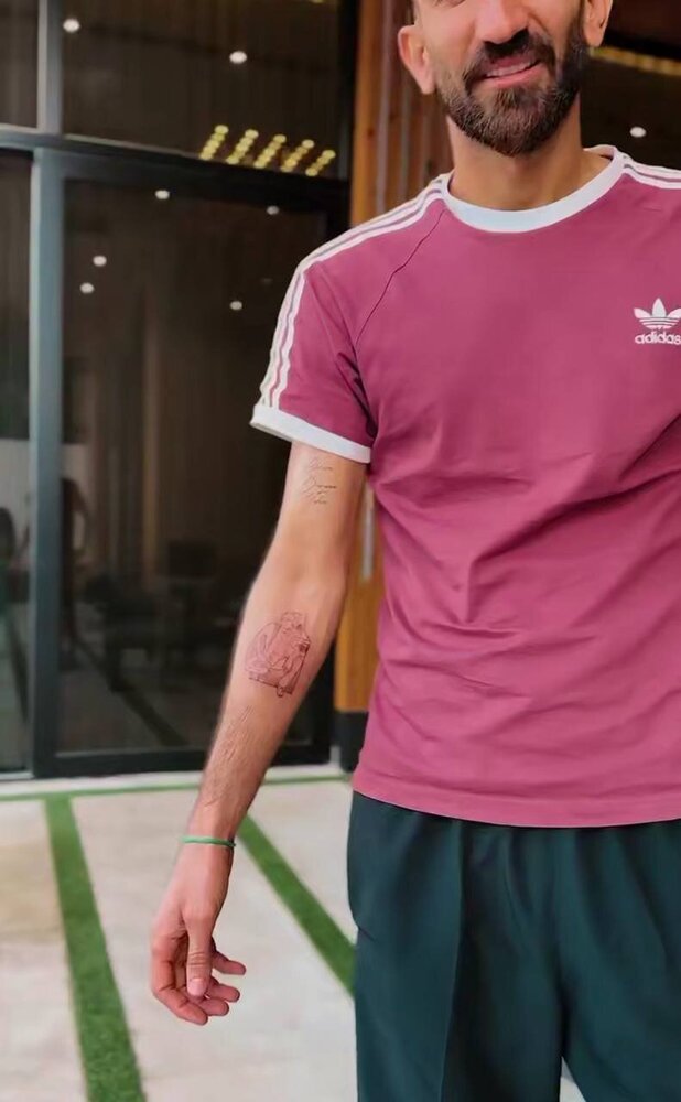 خالکوبی عجیب علیرضا بیرانوند سوژه شد! + عکس