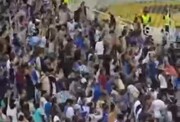 شادی عجیب هواداران استقلال بعد از گل دوم سپاهان / فیلم