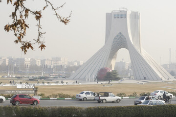 کیفیت هوا تهران در وضعیت ناسالم قرار دارد