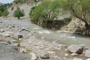 عکسی تلخ از خشک شدن رودخانه جاجرود