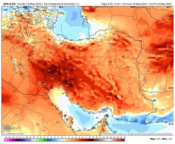 دمای هوا در این استان از ۵۰ درجه هم گذشت