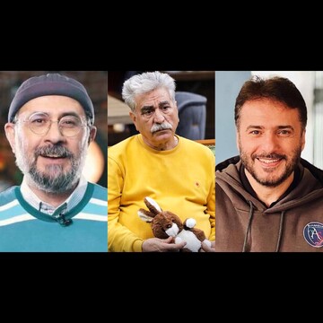 آشتی کنان سیروس میمنت و سیاوش مفیدی به وساطت سیدجوادهاشمی وسط برنامه شام ایرانی + فیلم
