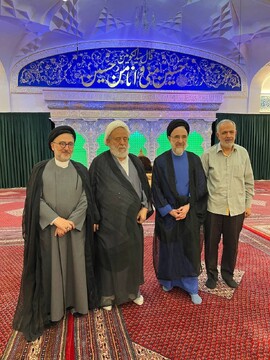 دیدار سید محمد خاتمی با شیخ حسین انصاریان / تصاویر
