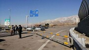 مسدود شدن آزادراه تهران به سمت چالوس