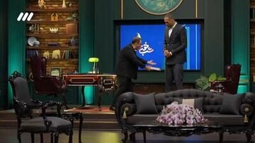 واکنش خنده‌دار مهران غفوریان به قد حامد حدادی