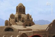 عکس تماشایی از بادگیر خانه بروجردی‌ها در کاشان