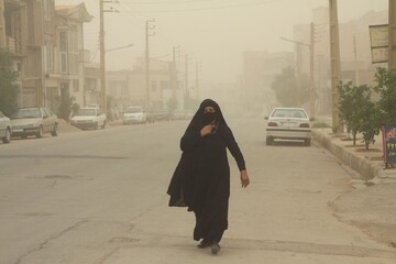 تعطیل شدن کرمان به دلیل افزایش گرد و غبار