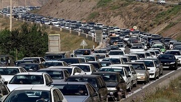 ترافیک شدید در آزادراه تهران–شمال قبل از تعطیلی سه روزه + جزییات