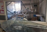 تصاویر هولناک از حمله اسرائیل به بیمارستان فارابی کرمانشاه