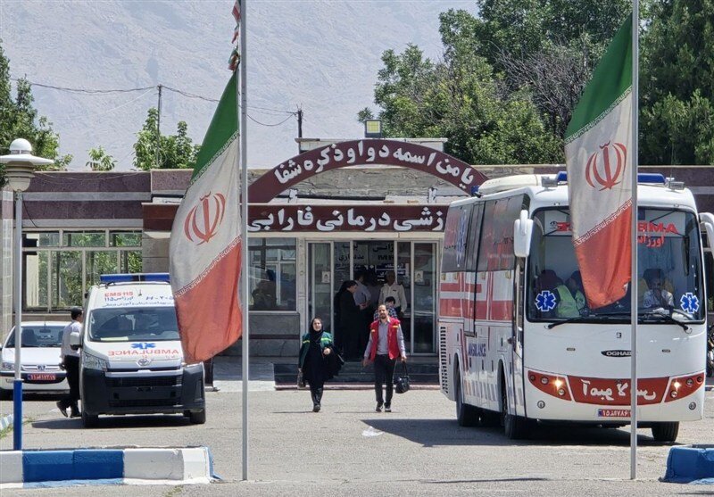تصاویر هولناک از حمله اسرائیل به بیمارستان فارابی کرمانشاه