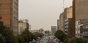 هوای تهران غبارآلود می‌شود