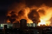 انفجار و ستون دود در اسرائیل در پی حمله ایران به اسرائیل + فیلم