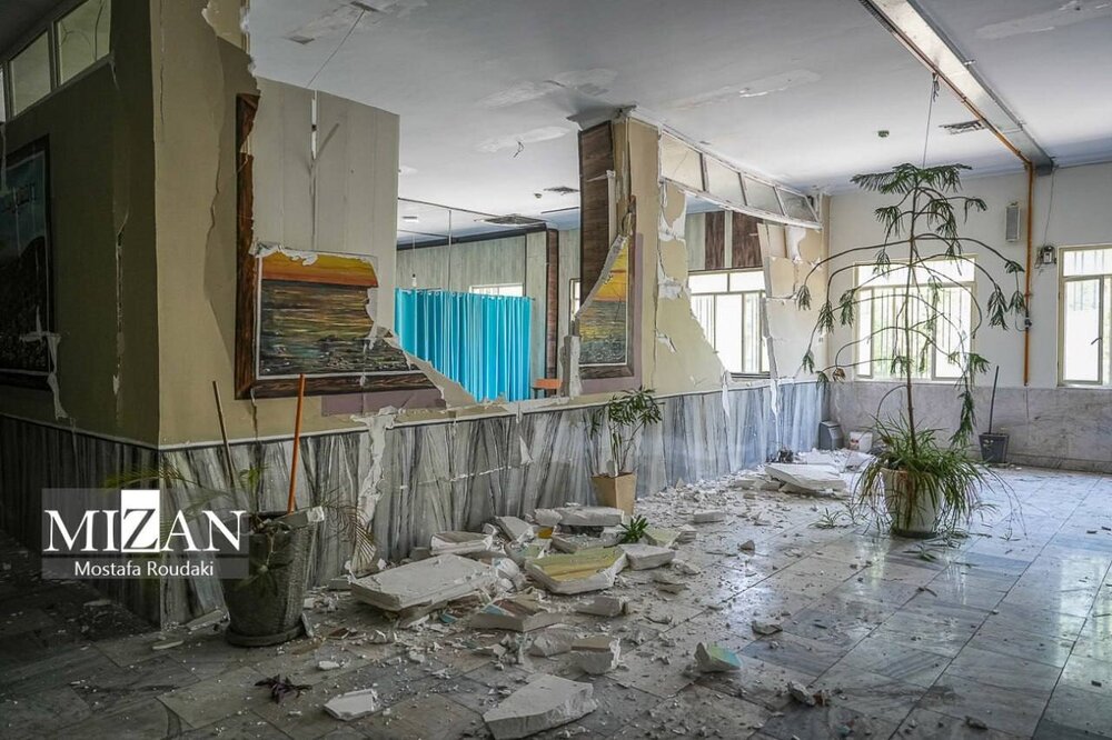 تصاویر خبرگزاری قوه قضائیه از زندان اوین بعد از حمله رژیم صهیونیستی