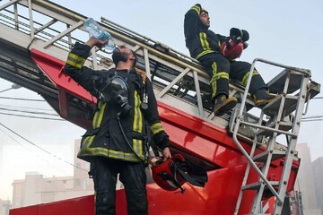 حریق وحشتناک در مگامال بندرعباس + جزییات حادثه