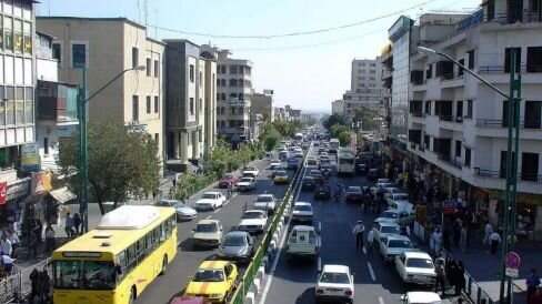 صفا و سادگی خیابان پاسداران تهران نیم‌قرن پیش / عکس