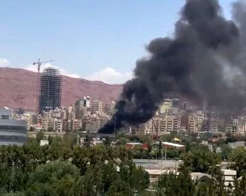 دستگاه رنجر در شهربازی تبریز آتش گرفت