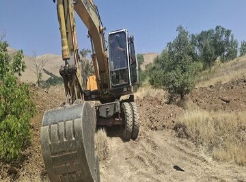 توقف حفاری غیرمجاز در گورستان تاریخی زاگرس