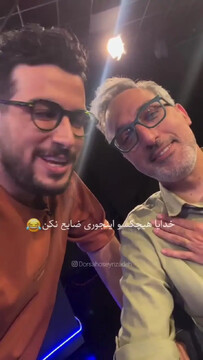 شوخی عجیب قیاسی با امیرمهدی ژوله + فیلم