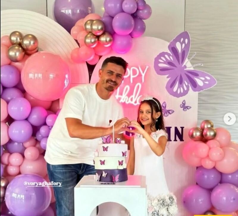 جشن تولد دختر وریا غفوری / عکس