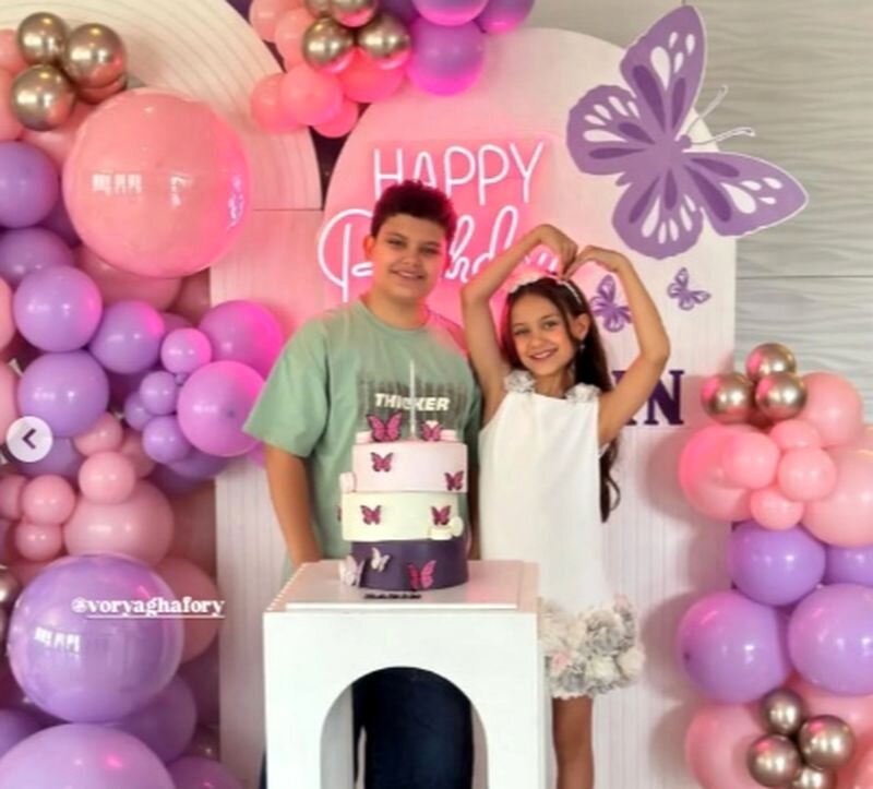 جشن تولد دختر وریا غفوری / عکس