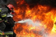 حریق وحشتناک در بازار بندرعباس