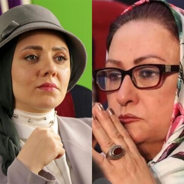 نگاه و عصبانیت مریم امیر جلالی از تیکه حوریه مقدم به سن او وسط برنامه + فیلم