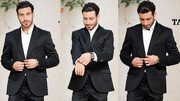 تصویری از استایل دامادی شجاع خلیل زاده / عکس