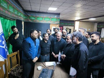 بازدید وزیر امور خارجه ایران از میز مشترک خدمت سرکنسولگری ایران در نجف