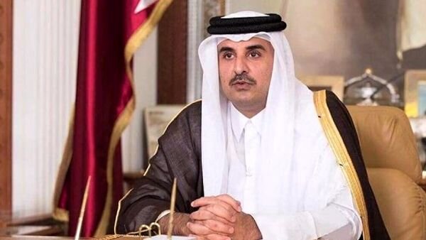 سخنرانی تند امیر قطر علیه حمله اسرائیل در نشست دوحه