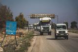 ارسال  ۳۴ کامیون کمک های غذایی از سوریه به درعا