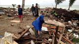 خشم طبیعت در اندونزی 222 کشته برجای گذاشت