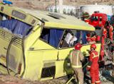 جزئیات حادثه واژگونی اتوبوس در دانشگاه علوم و تحقیقات