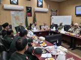 جلسه هماهنگی فرماندهان نیروهای مسلح خوزستان برگزار شد.