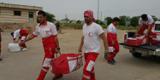 700 جوان هلال احمری به کمک مناطق سیل‌زده شتافتند