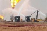 آتش سوزی در یکی از پالایشگاه های نفتی کویت