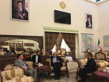 حضور  سفیر انگلیس در سفارت  ایران در عراق