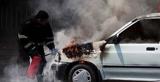 آتش سوزی در پارکینگی در زنجان