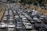 ترافیک سنگین  آزادراه قزوین_کرج_تهران