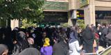 تجمع اعتراضی معلمان حق‌التدریس مقابل وزارتخانه + تصاویر