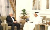 دیدار ظریف با وزیر امور خارجه قطر