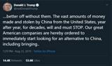 دستور فوری ترامپ برای خروج شرکت‌های آمریکایی از چین  + عکس