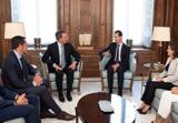 نماینده پارلمان اروپا با بشار اسد دیدار کرد