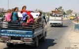 فرار دهها هزار سوری  از خان‌شیخون